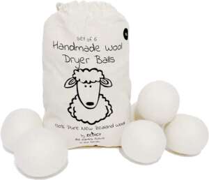 Wool Dryer Balls Organic XL 6-Pack